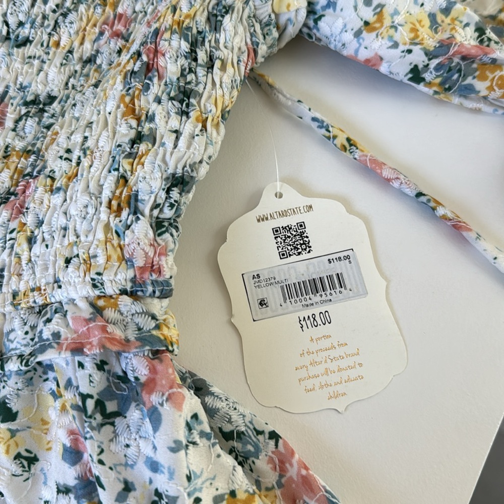 Altar’d State floral embroidered dress S - Picture 8 of 10